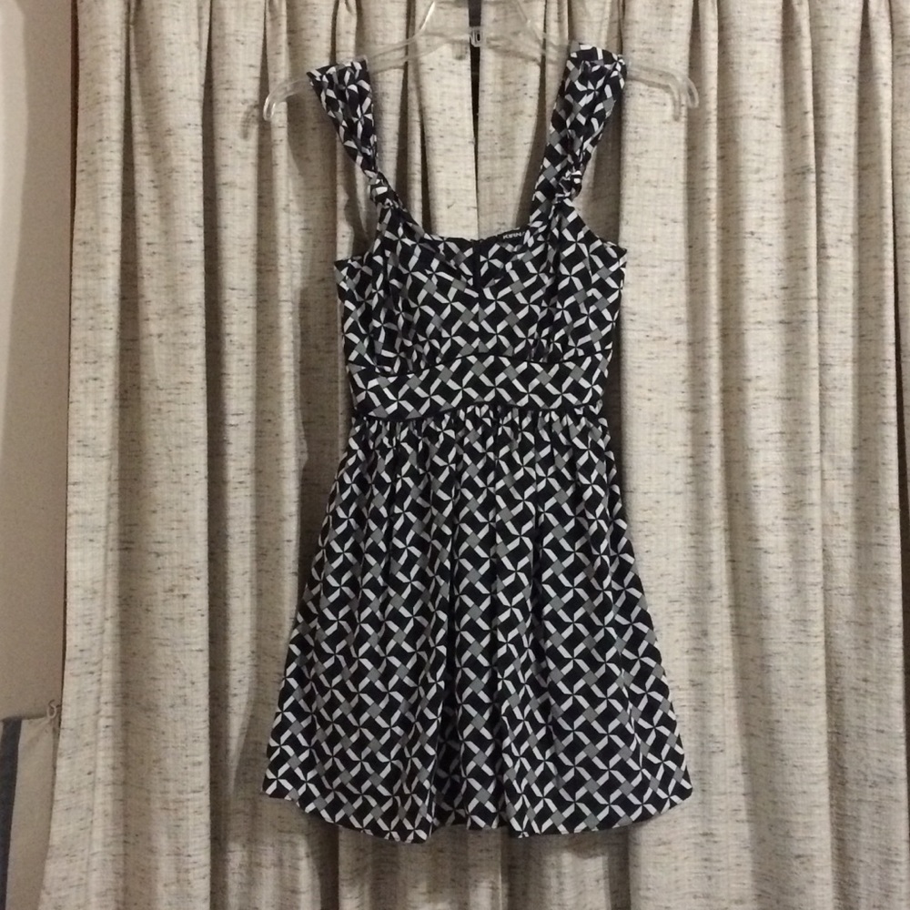 Kirna Zabete Geometric Print Mini Dress
